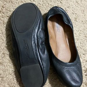 Lucky Brand Black flats. Worn once.